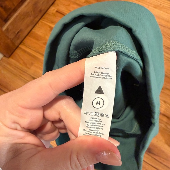 Balance Athletica Teal Leggings - Picture 3 of 3